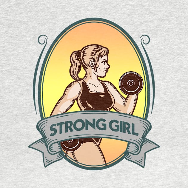 STRONG GIRL by theanomalius_merch